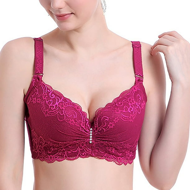 Buy Soft Foam Padded Comfortable Pink Bra at Best Price In