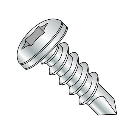

Steel Self-Drilling Screw Zinc Plated Finish Pan Head Star Drive #2 Drill Point #6-20 Thread Size 1/2 Length (Pack of 100)