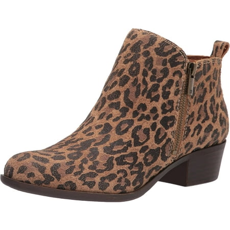 Lucky Brand Basel Low Cut Almond-Toe Ankle Booties NATURAL (6.5, NATURAL)