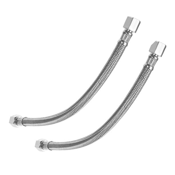 SHOWERORO 2Ud Manguera De Aire Para Compresor En Aluminio Y Acero Inoxidable Resistente Y Flexible