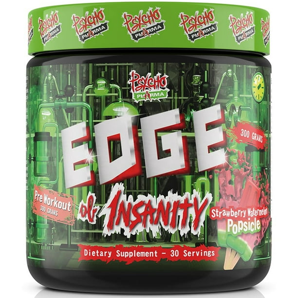 Psycho Pharma Edge of Insanity Pre Workout (Strawberry