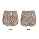 thumbnail image 3 of Balery colorful Skull sunflower Pantalones cortos deportivos para mujer con forro y dos bolsillos, elásticos, para entrenamiento, gimnasio, yoga-X-Large, 3 of 7