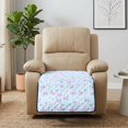 thumbnail image 4 of ZIATUBLES Pastel Butterfly Print Recliner Chair Slipcover, Anti-Slip Washable Furniture Protector for Reclining Couch Seat Cushion, Pet Dog Cat Friendly Living Room Decor Accessory, 4 of 8