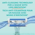 thumbnail image 3 of BIC EasyRinse Anti-Clogging Women's Disposable Razors for a Smoother Shave With Less Irritation*, Shaving Razors With 4 Blades, 2 Count, 3 of 9
