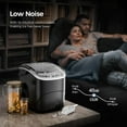 thumbnail image 3 of Moifoi Ice Makers with Handle,26.5Lbs/24H,9 Cubes in 6 Mins,2 Sizes of Bullet Ice,Portable Ice Machine with Self-Cleaning，Black, 3 of 10