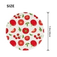 thumbnail image 3 of Disketp Fresh Red Tomato Small Mouse Pad 7.9x7.9 Inches,Washable Round Mousepad For Office Laptop Computer,Non-Slip Rubber Base Mouse Pads For Wireless Mouse, 3 of 8
