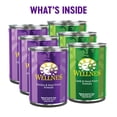 thumbnail image 5 of Wellness Wet Canned Dog Food, Pate Variety Pack, 12.5 Ounce Can (Pack of 6), 5 of 8