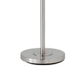 thumbnail image 4 of Metal Round 3 Way Floor Lamp with Spider Type Shade, Silver, 4 of 5