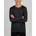 thumbnail image 3 of Real Essentials 4 Pack: Boys Youth Dry-Fit Moisture Wicking Active Athletic Performance Long-Sleeve T-Shirt, 3 of 6