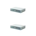 thumbnail image 1 of Baohd Practical Desk Organizer - Essentials Neat And Tidy Widely Convenient Desktop Storage Organizer blue 1 drawer 2Set, 1 of 6