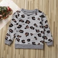 thumbnail image 3 of Family Matching Leopard Tops T shirt Women Kids Sweatshirt Clothes, 3 of 9