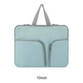 thumbnail image 4 of pitrice Housse d'Ordinateur Portable Étanche Sacoche Portable Pochette Protectrice Réutilisable Compartiments de Rangement pour Affaires Vert 10 Pouces, 4 of 9