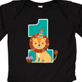 thumbnail image 4 of Inktastic First Birthday Boy Lion 1 Year Old Boys or Girls Long Sleeve Baby Bodysuit, 4 of 5