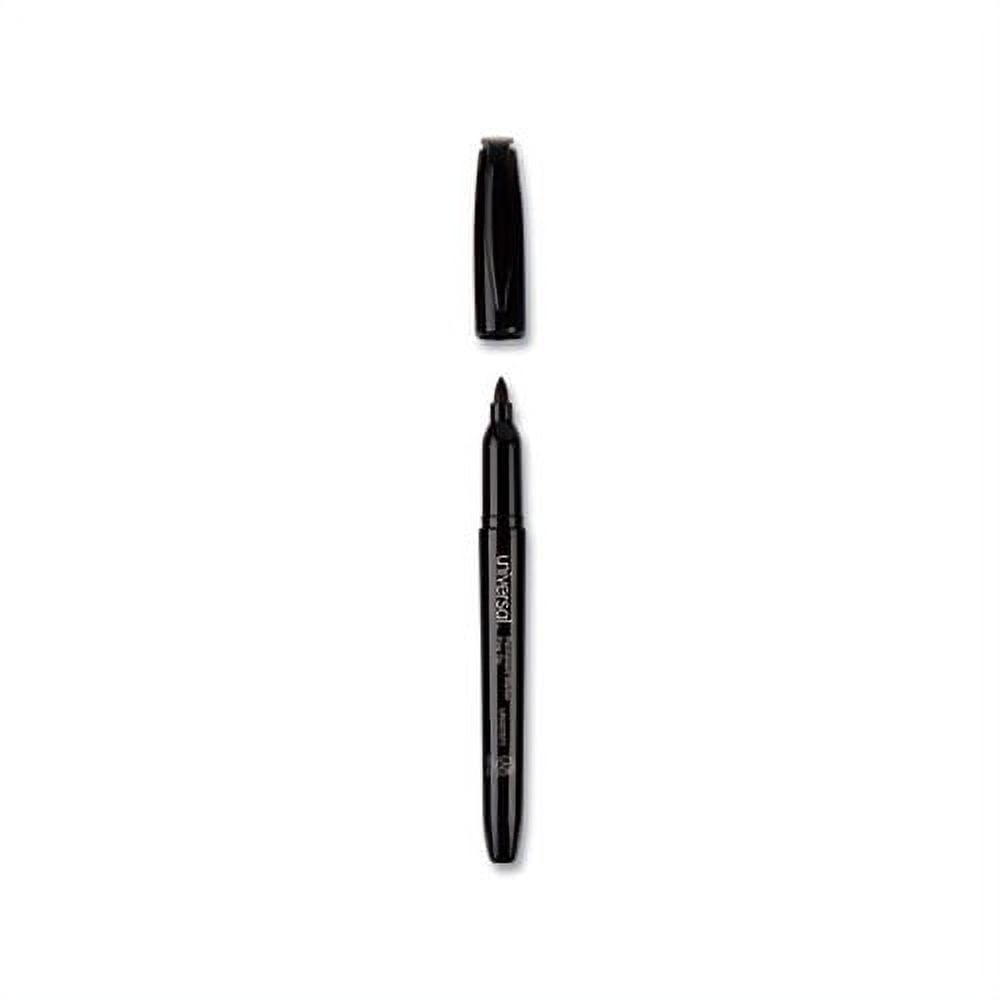 Pen-Style Permanent Marker Fine Bullet Tip, Black, 36/Pack