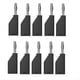 thumbnail image 1 of 10 Unids/Set Conector J.10054 4mm Enchufe Apilable Conector Tipo Banana Conector Frontal Enchufes Multifunción, Negro, 1 of 5