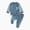 H004-Blue, variant on Kaprioy Toddler Baby Boy Fall Winter Clothes Color Block Long Sleeve Sweatshirt Pullover Tops Joggers Pants 2pcs Outfit Set