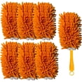thumbnail image 1 of REJODA-6 Pack Microfiber Duster Refills for Hand Duster - 360° Reusable Heavy Duty Dusting Pads for Ceiling Fans, Furniture & Household Cleaning (Handle Not Included), 1 of 4