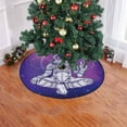 thumbnail image 2 of FMSHPON Funny Astronaut Xmas Christmas Tree Skirt Stand Mat for Holiday Party Decoration Indoor Outdoor 36 inches, 2 of 3
