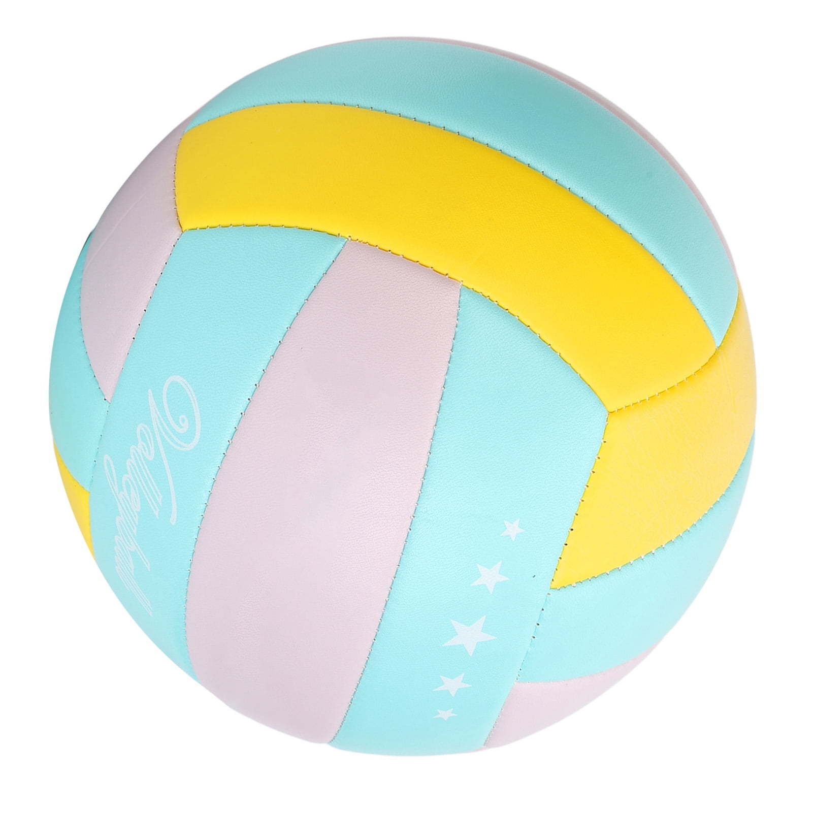 Ballon De Volleyball Souple Taille 5 - Parfait Pour Plage, Piscine, Parc - Fourni Avec Pompe Et Filet - 4