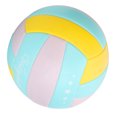 thumbnail image 1 of Outdoor Volleyball, Highly Visible Size 5 Volleyball Soft PVC Lightweight Impact Resistance Multipurpose  for Beginners for Pool, 1 of 7