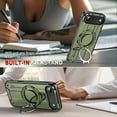 thumbnail image 3 of Designed for iPhone Air Magnetic Hard Case, Compatible with Magsafe, Rugged 360 Rotating Ring Kickstand Heavy Duty Shockproof Protection Phone Case for iPhone Air Cover, Armygreen, 3 of 8