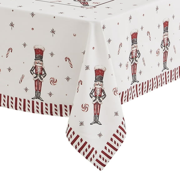 Avanti Linens Nutcracker Candy 52" x70" Tablecloth