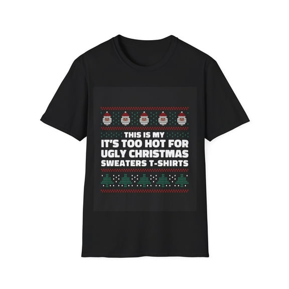 Holiday Ugly T-Shirt Graphic Novelty Christmas Tees