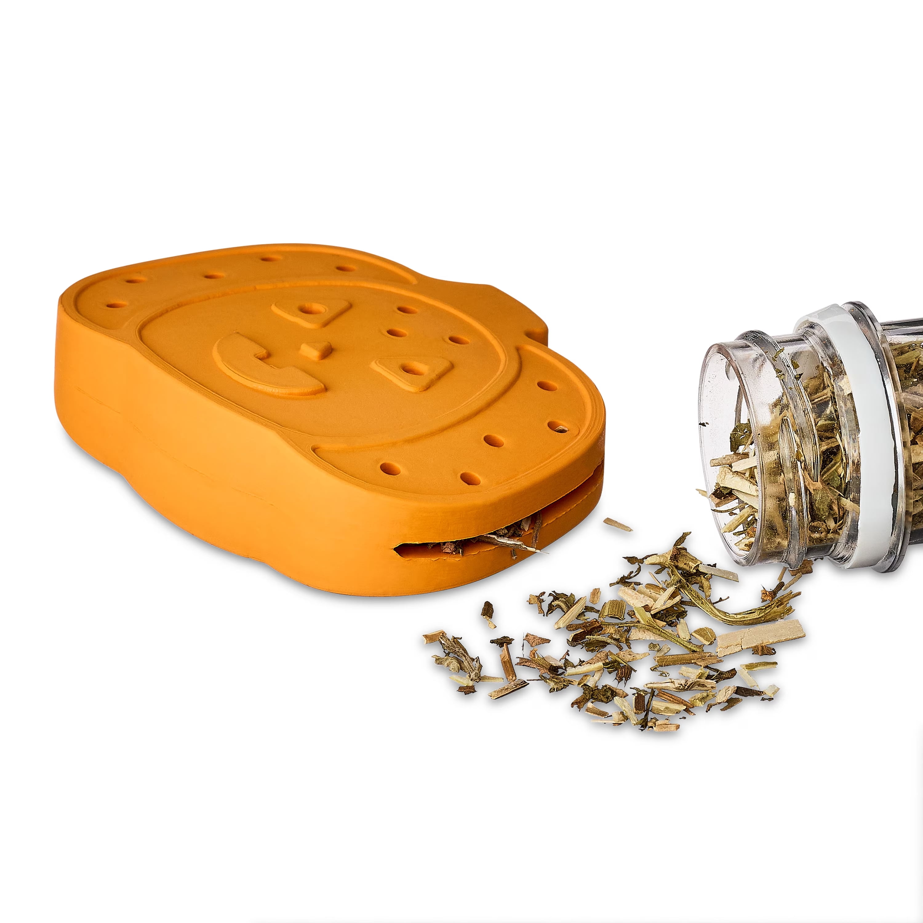 Vibrant Life Halloween Catnip Dispenser Toy, Pumpkin, Orange