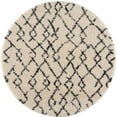 thumbnail image 5 of BoutiqueRugs Pahala Boho Moroccan Geometric Shag Runner Rug - High Pile Super Soft Carpet with Tassels for Hallway - Charcoal, Cream - 2'7" x 7'3" (2x8), 5 of 19