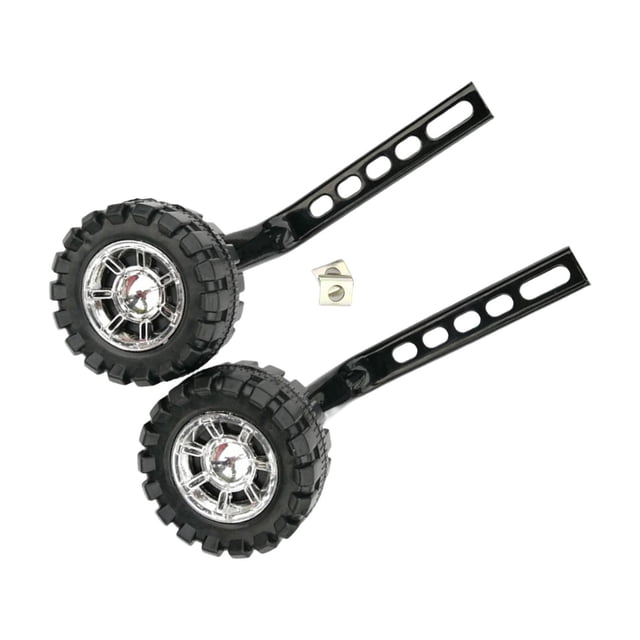 ziyahi Support de Vélo pour Enfants Stabilisateurs de Roues Accessoires Pièces de Réparation Support Noir Robuste Diamètre de Roue 11 cm
