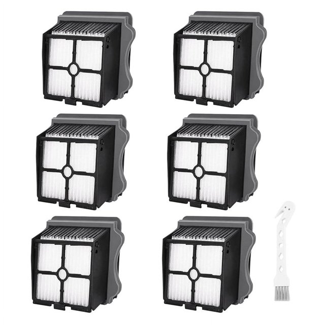 Paquete de 6 filtros de repuesto para aspiradoras inalámbricas en seco y húmedo IFloor 3 y Floor One S3