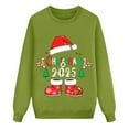 thumbnail image 5 of TTUHYWXI Matching Family Christmas Sweatshirts, Xmas Ugly Funny Jumper Long Sleeve Holiday Pullover Tops for Mom Dad Clothes (Green-Mom, XXL), 5 of 5