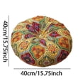 thumbnail image 3 of Coussin Rond Élastique Doux pour Sol, Coussin d'Assise, Coussinet de Méditation pour Maison, Sofa, Chaise, Soutien Confortable, 3 of 5