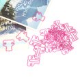 thumbnail image 3 of Bear 20PCS Mini Plastic Coated Wire Paperclip Bear Shape Bookmark Clip File Notebook Holder, 3 of 7