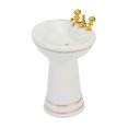thumbnail image 3 of Juego De Baño Para Casa De Muñecas, Lindos Juegos De Muebles De Baño En Miniatura Profesionales, 5 Piezas, Mano De Obra, Hermoso Para Casa De Muñecas 1:12 Para Niños, 3 of 7