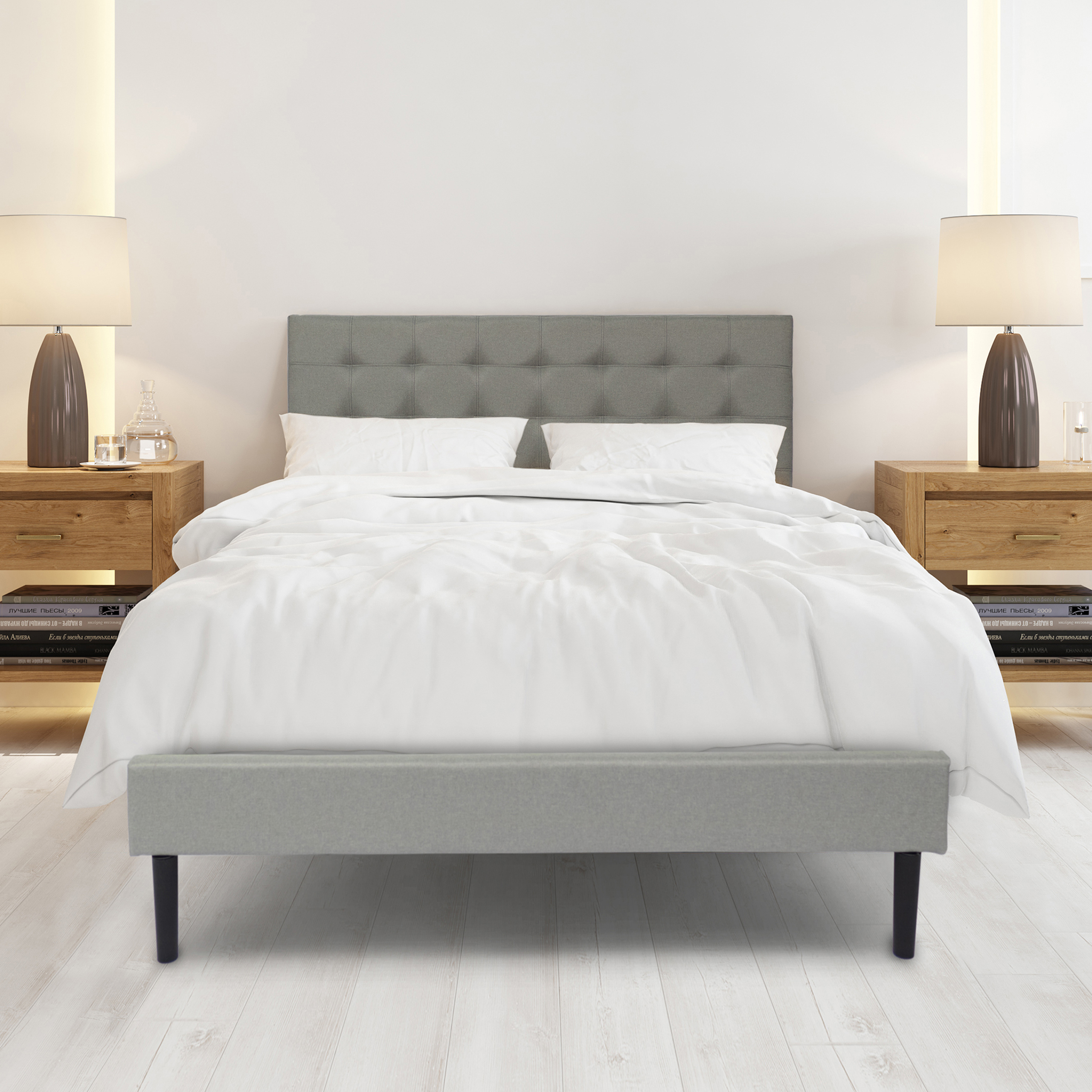 Upholstered Platform Bed Frame Built In Led Lights And Standard Power Usb Wooden Slats Support Mattress Foundation No Box Spring Needed Gray Full Walmart Com Walmart Com upholstered platform bed frame built in led lights and standard power usb wooden slats support mattress foundation no box spring needed gray