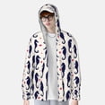 thumbnail image 2 of Kdxio Seahorses and Hearts Print Women Men Sun Protection UPF 50+ Jackets Zip Up Long Sleeve Hoodie Hiking Lightweight with Pockets, 2 of 7