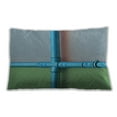 thumbnail image 1 of Ahgly Company Patterned Indoor Rectangular Grayish Turquoise Green Lumbar Throw Pillow, 13 inch by 19 inch, 1 of 5