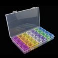 thumbnail image 1 of 28 Grid Compartment Transparent Medicine Box Jewellery Packing Plastic Removable Box Nail Art Tool Storage Case, 1 of 6