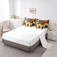 thumbnail image 4 of Castle Fairy Western Cowboy 7pcs Bedding Comforter Set,Graffiti Splash Queen Bedding Sets Super Cozy,USA Flag Queen Sheet Sets,Ultra Soft Rustic Home Decor,Reversible, 4 of 8
