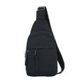 thumbnail image 2 of Mecorevx Waterproof Sling Bag Crossbody Bag for Men Slim Chest Backpack Man Purse Small Shoulder Bag for Travel Hiking(Black), 2 of 7