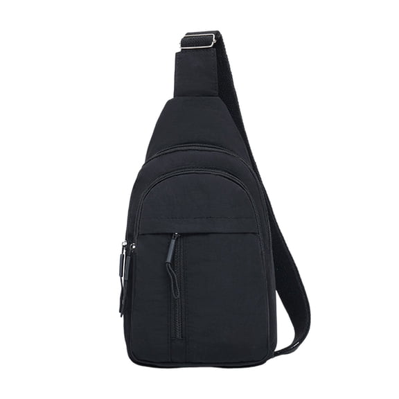 Fanny Pack for Men Women, Chest Bag Crossbody Bag with Multiple Zippered Pockets, Sports Waist Pack for Running Workout Travel