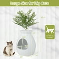 thumbnail image 2 of Gymax Smart Plant Cat Litter Box with Electronic Odor Removal & Sterilization, 2 of 10