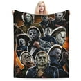 thumbnail image 4 of Horror Movie Michael Myers Throw Blanket 50"X40" Soft Flannel Lightweight Plush Air Conditioner Quilt Suitable For Sofa,Living Room,Bedroom,Double Bed, 4 of 4