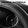 thumbnail image 5 of Road Comforts Two Tone Hex Sports Steering Wheel Cover Black-Universal Fit, 24MP06 - 0.79Lbs, 5 of 9
