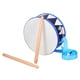 thumbnail image 2 of 1 juego de percusión musical Orff: caja multifunción, tambor de mano con mazos, instrumento musical ideal para principiantes, para escuelas, bandas y presentaciones., 2 of 8