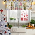 thumbnail image 5 of 2 Pack Valances for Window, Easter Eggs Short Curtains for Kitchen Bedroom Living Room, Cute Gnomes Flowers Butterflies Botanical Beige Rod Pocket Small Window Treatment Valance Drapes 42 x 12 Inch, 5 of 8