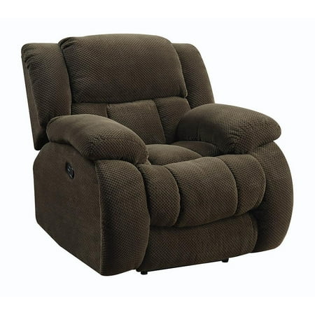 Coaster Home Furnishings 601926 Weissman Motion Collection Glider Recliner, Brown