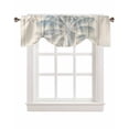 thumbnail image 7 of Tie Up Valance Curtain for Kitchen, Rustic Tropical Plant Vintage Palm Tree Rod Pocket Short Curtains Adjustable Tie-Up Shade Valances, Chic Wood Board Window Treatment for Bathroom Living Room Bedroom, 7 of 7