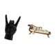 thumbnail image 5 of Juego de estatuas con gestos de rock, figura de mano con gestos de música rock, escultura de resina creativa, sofá en miniatura, modelo de madera adec, 5 of 8